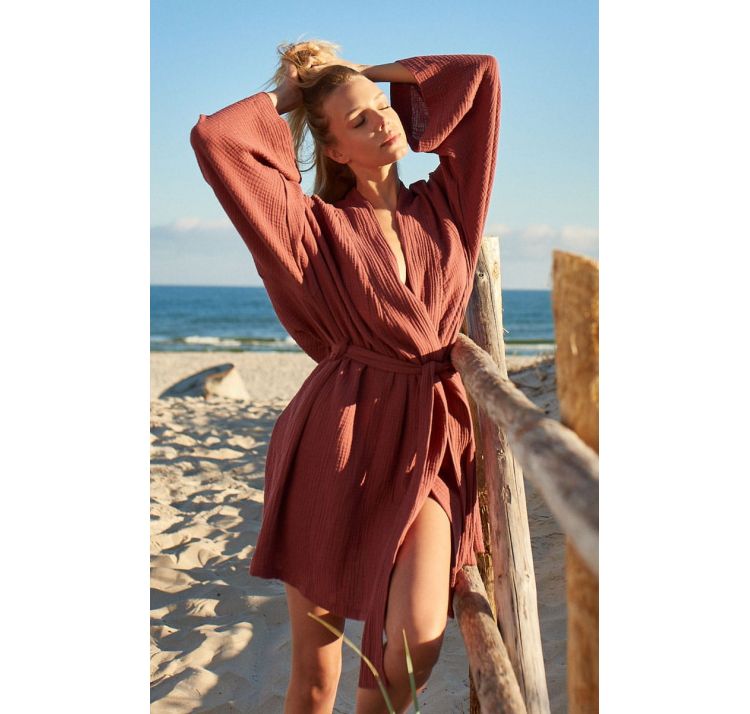 SLEEPLESS IN WARSAW kimono dress