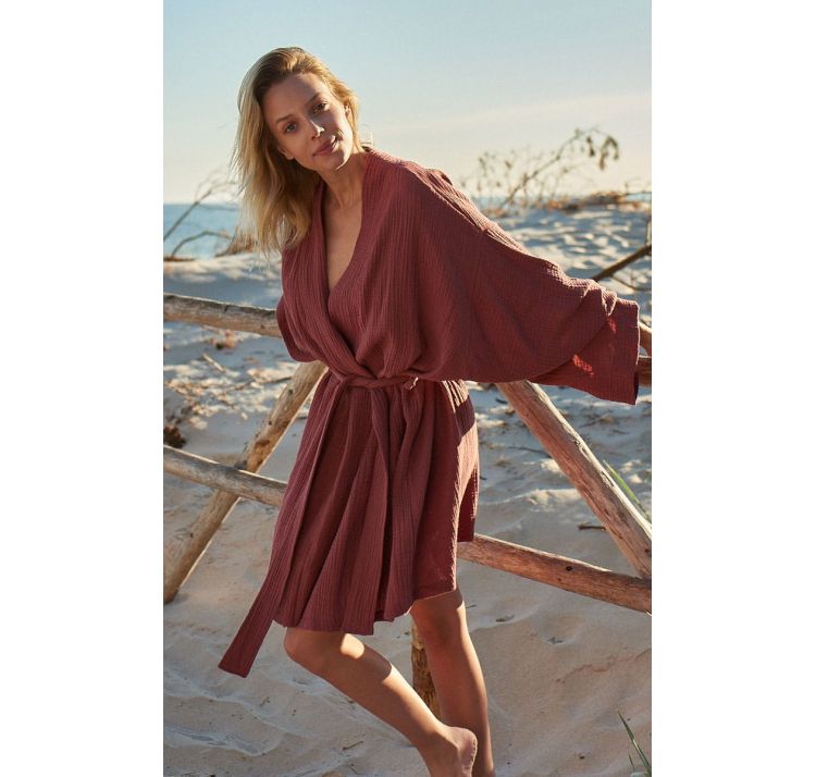 SLEEPLESS IN WARSAW kimono dress