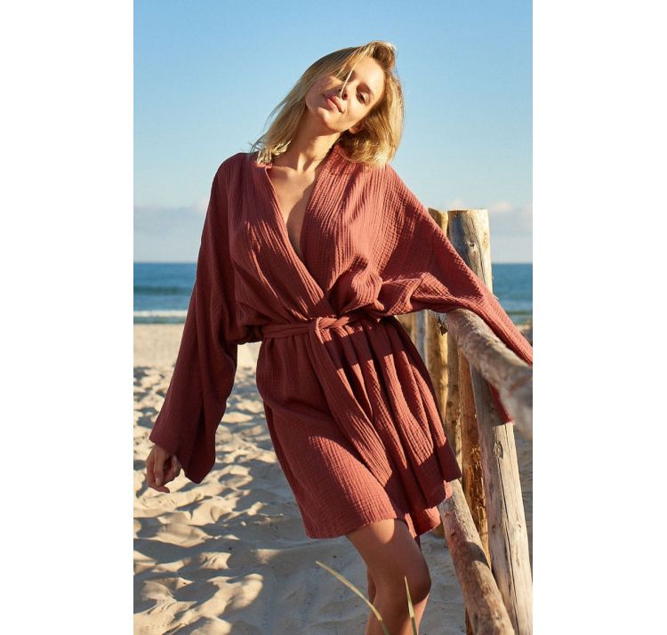 SLEEPLESS IN WARSAW kimono dress