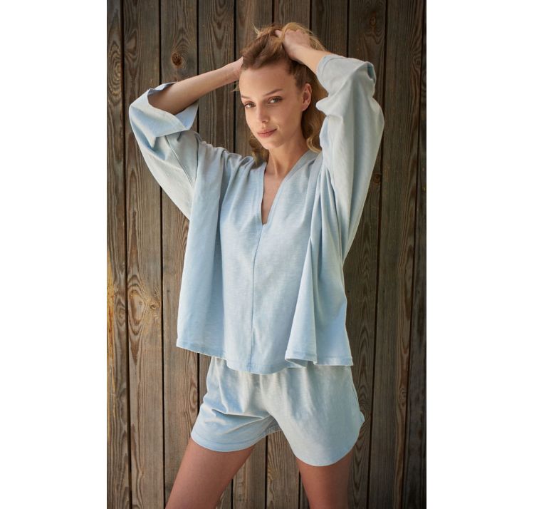 SLEEPLESS IN WARSAW piŻama kimono short