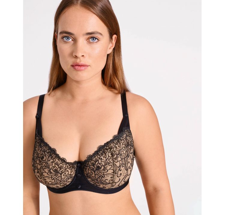 AUBADE PARIS miss karl underwired half-cup bra