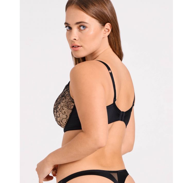 AUBADE PARIS miss karl underwired half-cup bra