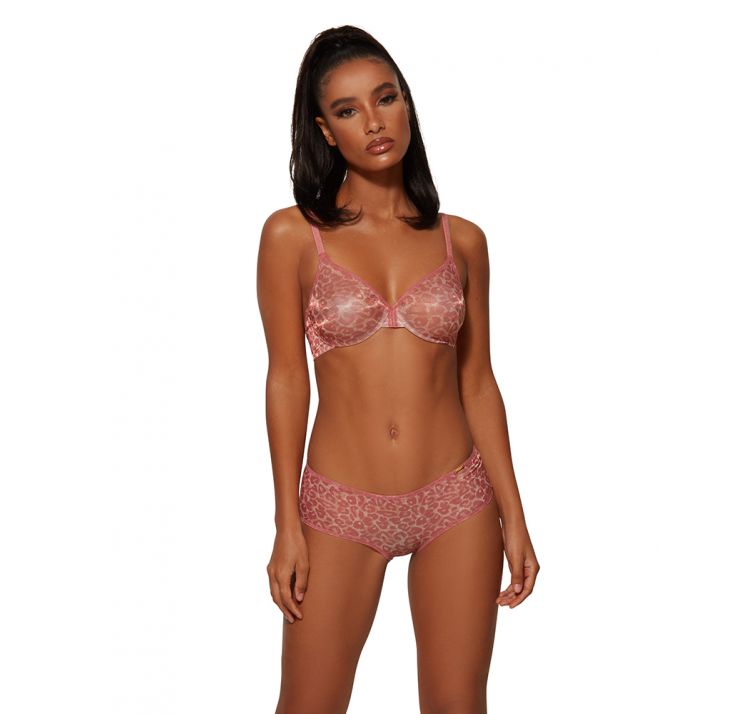 GOSSARD glossies animal sheer bra