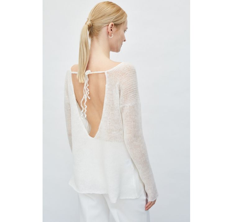 YOU BY TOKARSKA sweter mgŁa bez plecÓw