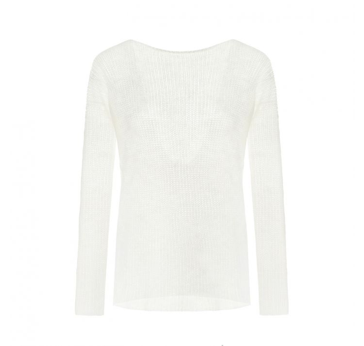 YOU BY TOKARSKA sweter mgŁa bez plecÓw