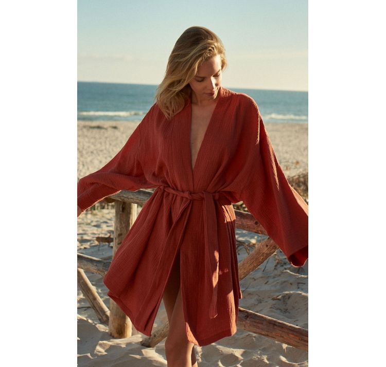 SLEEPLESS IN WARSAW kimono dress