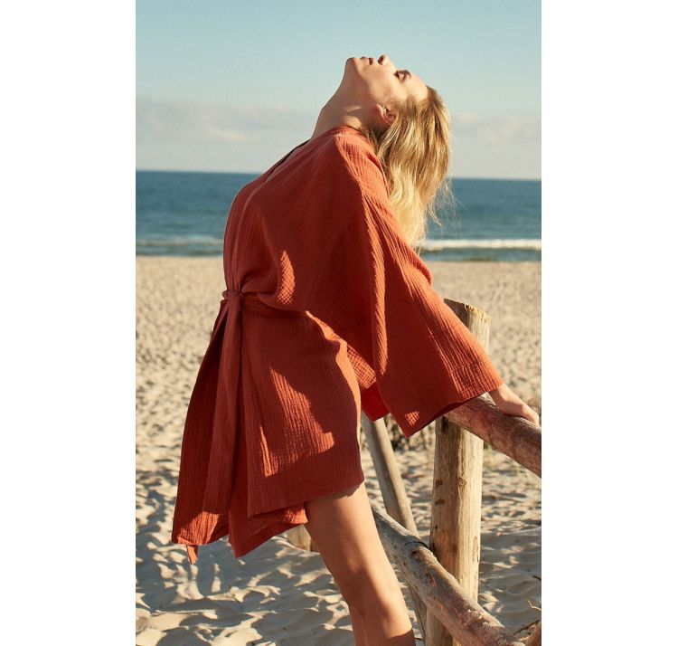 SLEEPLESS IN WARSAW kimono dress