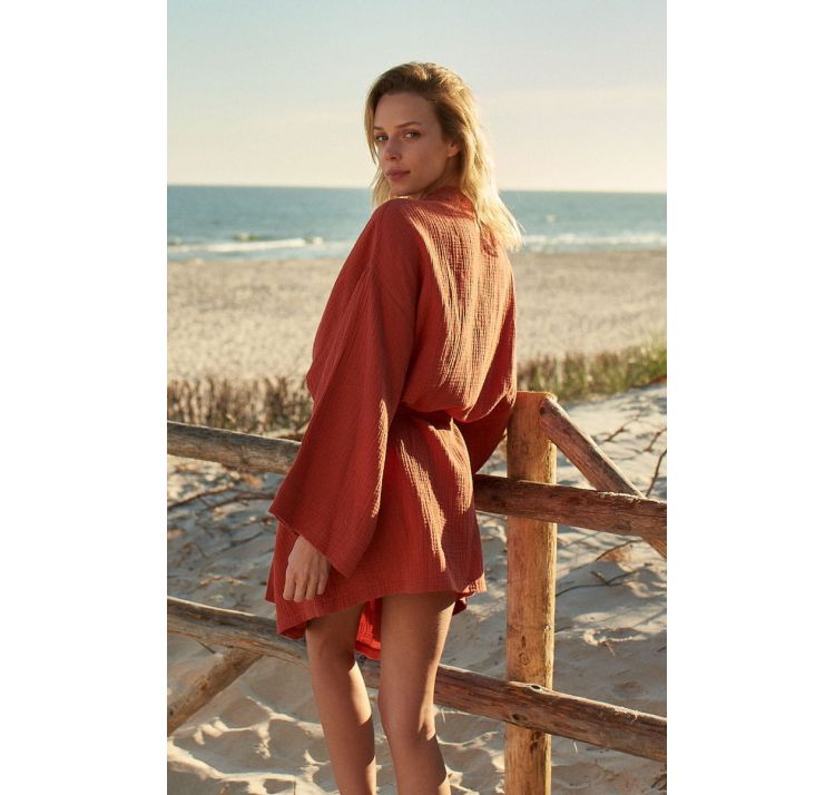 SLEEPLESS IN WARSAW kimono dress