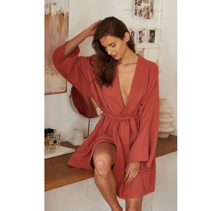 SLEEPLESS IN WARSAW kimono dress