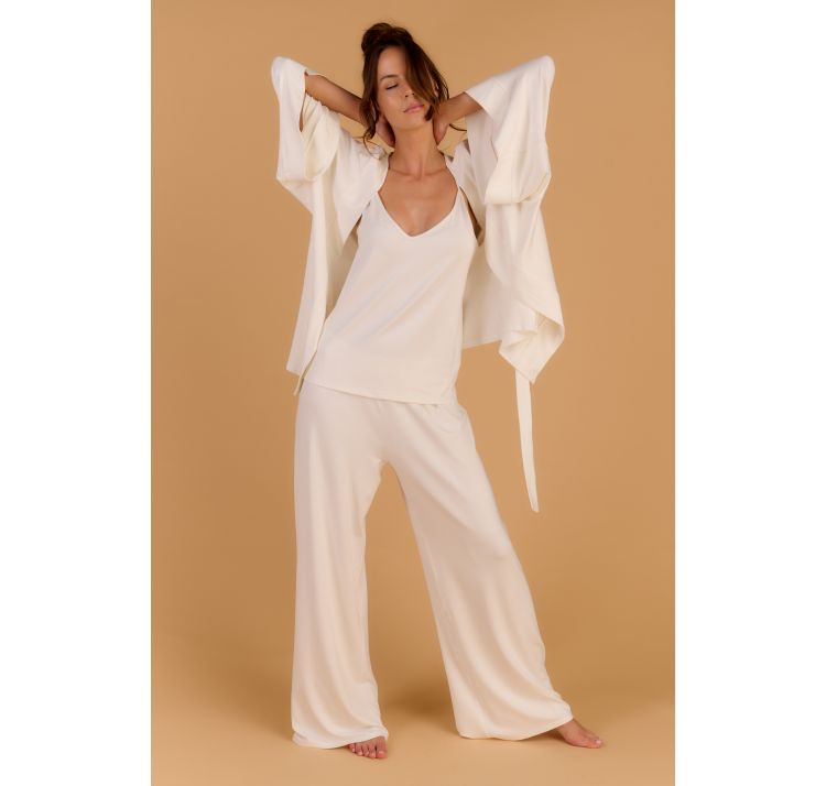 ENDORFINELLA stephanie kimono z micromodalu ecru