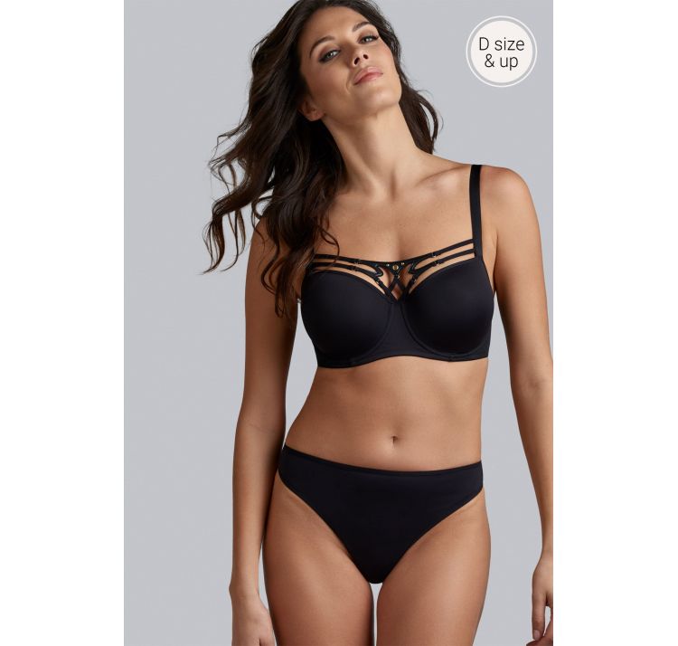 MARLIES DEKKERS sheildmaiden usztywniany biustonosz balkonetka