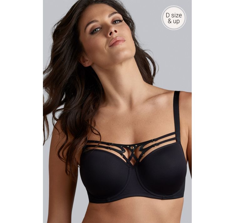 MARLIES DEKKERS sheildmaiden usztywniany biustonosz balkonetka