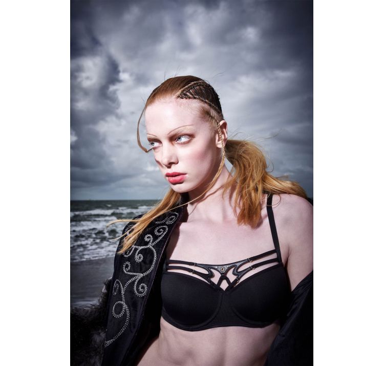 MARLIES DEKKERS sheildmaiden usztywniany biustonosz balkonetka