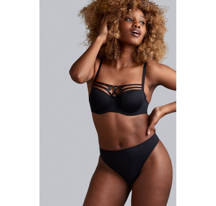 MARLIES DEKKERS sheildmaiden usztywniany biustonosz balkonetka