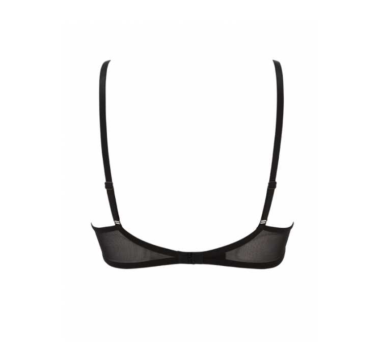 GOSSARD glitter padded plunge bra