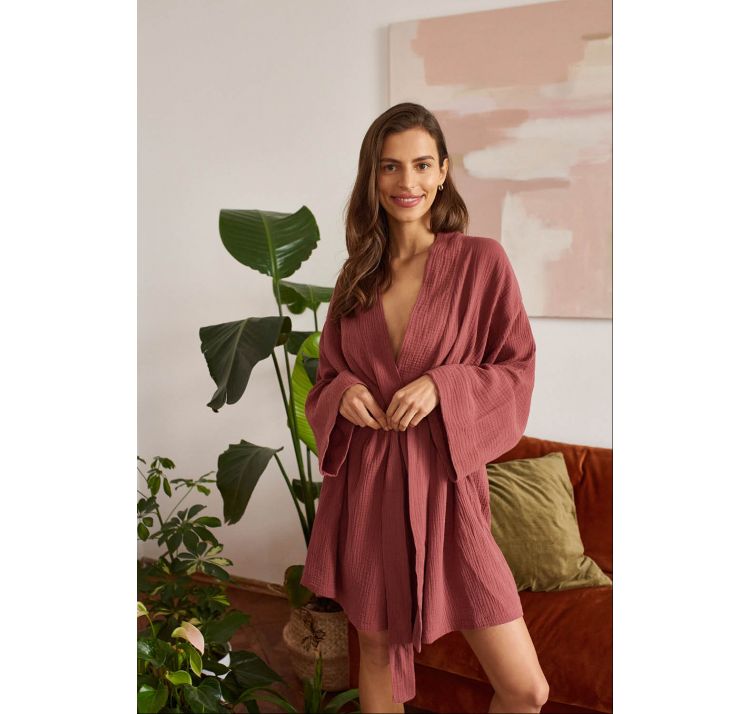 SLEEPLESS IN WARSAW kimono dress