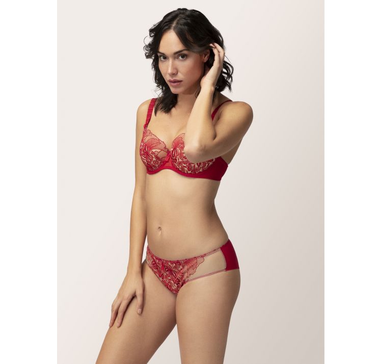 EMPREINTE agathe underwired low-necked bra