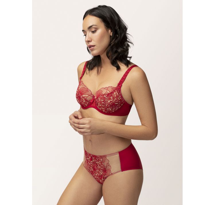 EMPREINTE agathe underwired low-necked bra