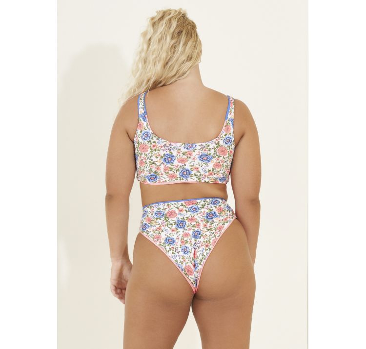 MAAJI coraly blue suzy q dwustronny wyciĘty dÓŁ od bikini z wysokim stanem