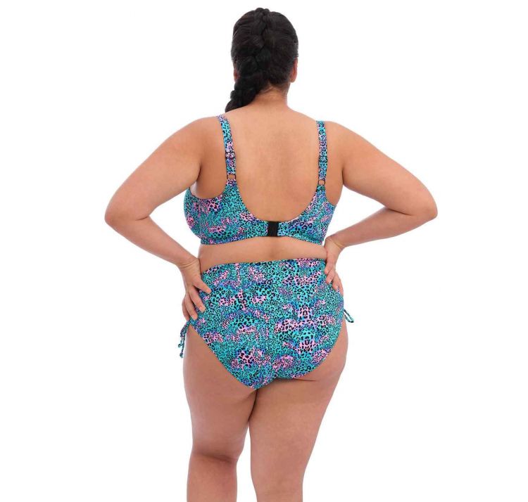 ELOMI SWIM electric savannah uw plunge bikini top