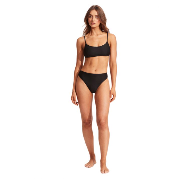 SEAFOLLY essentials gÓra od bikini braletka czarna