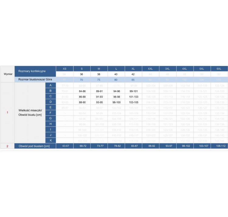 FEBA wiĄzana gÓra push-up od stroju kĄpielowego