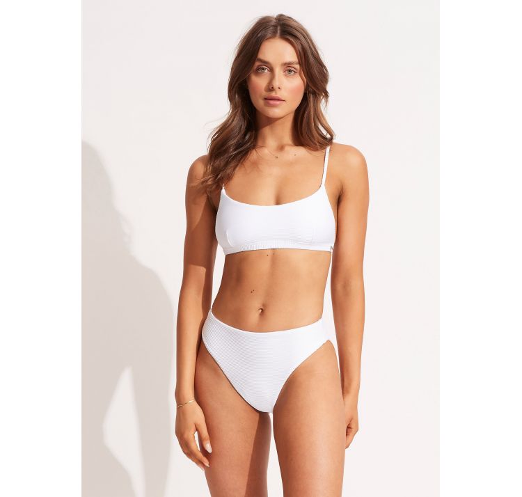 SEAFOLLY essentials wyciĘty dÓŁ od bikini z wysokim stanem
