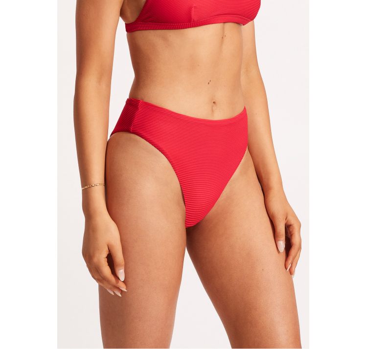 SEAFOLLY essentials wyciĘty dÓŁ od bikini z wysokim stanem