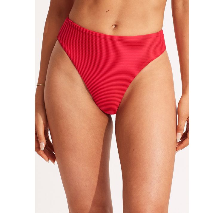 SEAFOLLY essentials wyciĘty dÓŁ od bikini z wysokim stanem