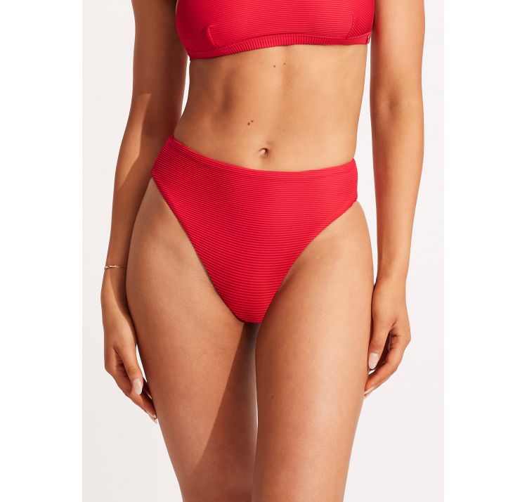 SEAFOLLY essentials wyciĘty dÓŁ od bikini z wysokim stanem