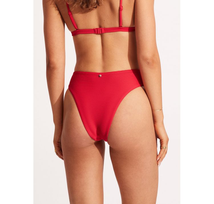 SEAFOLLY essentials wyciĘty dÓŁ od bikini z wysokim stanem
