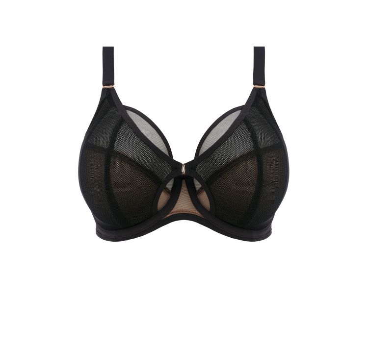 ELOMI kintai tiulowy biustonosz plunge bra