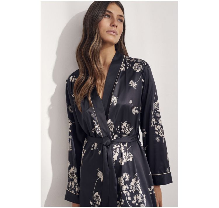 SELMARK elegance satynowy szlafrok