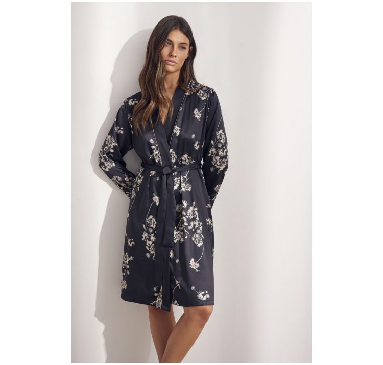 SELMARK elegance satynowy szlafrok