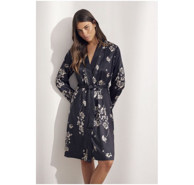 SELMARK elegance satynowy szlafrok