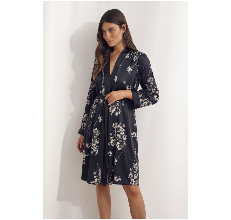 SELMARK elegance satynowy szlafrok