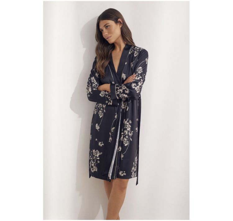 SELMARK elegance satynowy szlafrok