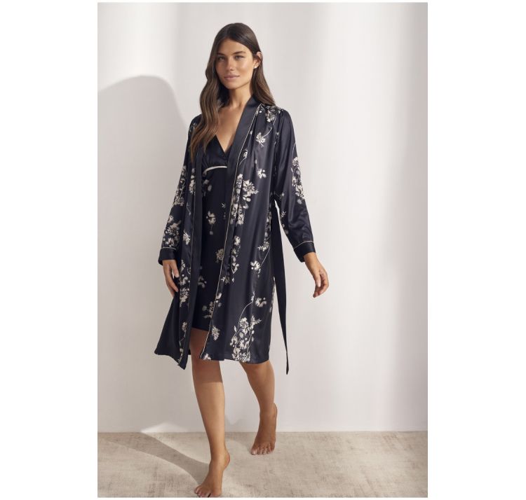 SELMARK elegance satynowy szlafrok