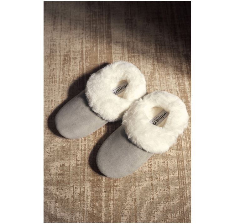 SELMARK zamszowe kapcie