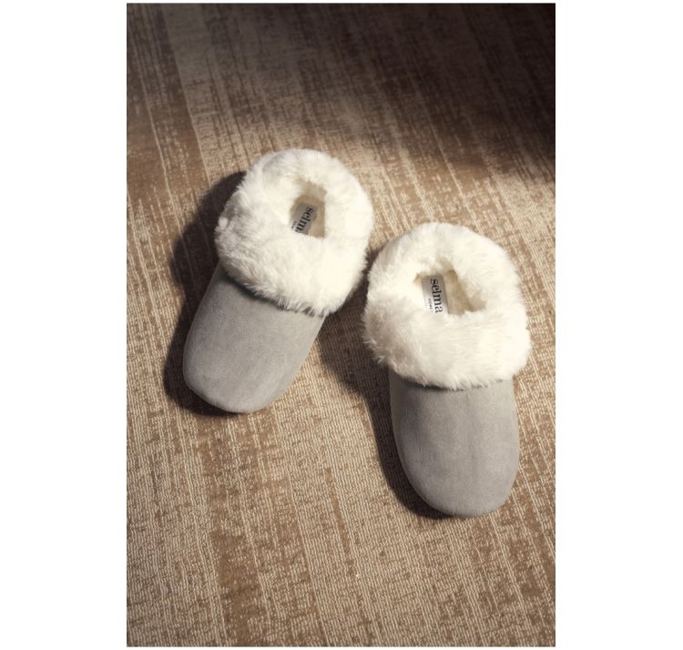 SELMARK zamszowe kapcie