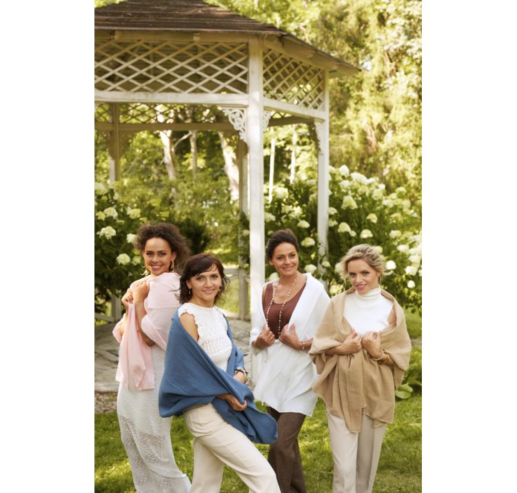 YOU BY TOKARSKA szal muŚlinowy