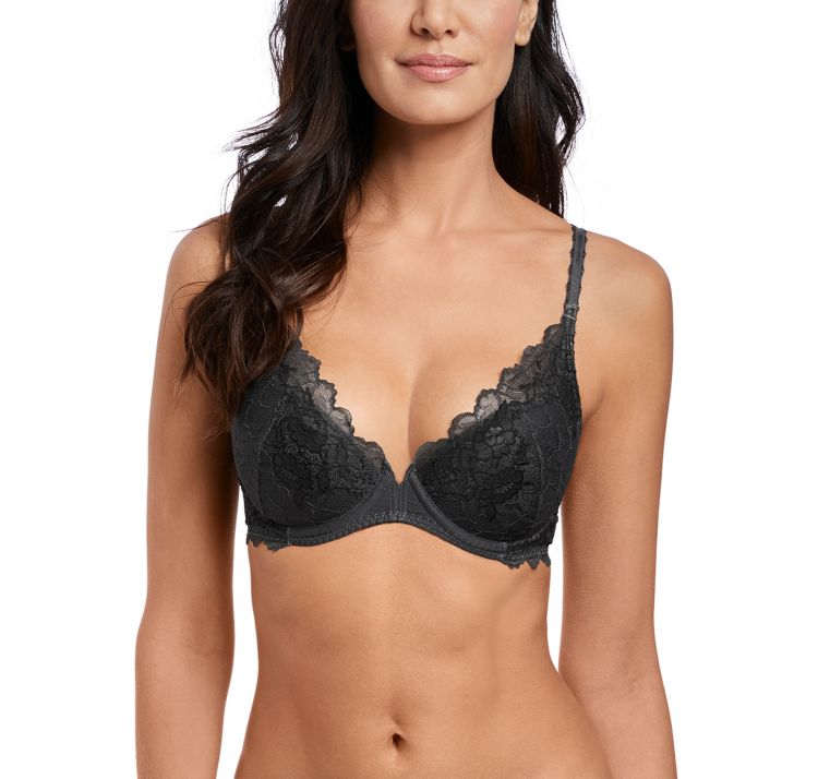 WACOAL lace perfection uw biustonosz push up plunge bra