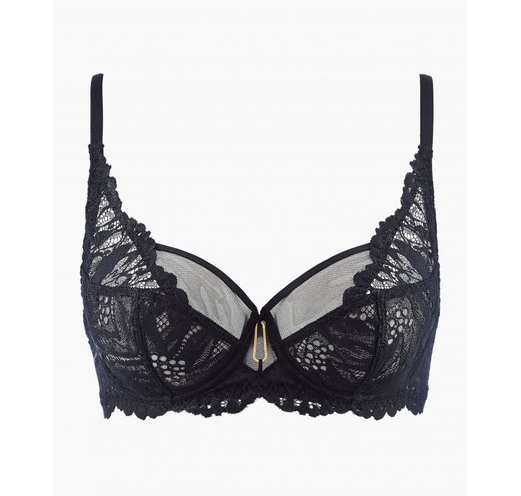 AUBADE PARIS flowermania koronkowy biustonosz balkonetka