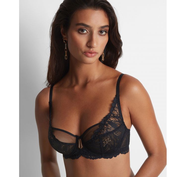 AUBADE PARIS flowermania koronkowy biustonosz balkonetka