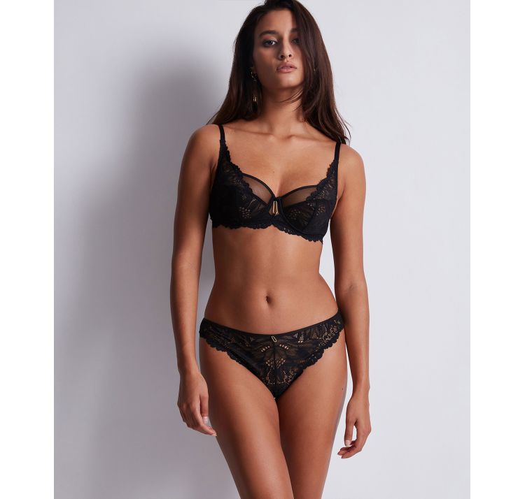 AUBADE PARIS flowermania koronkowy biustonosz balkonetka