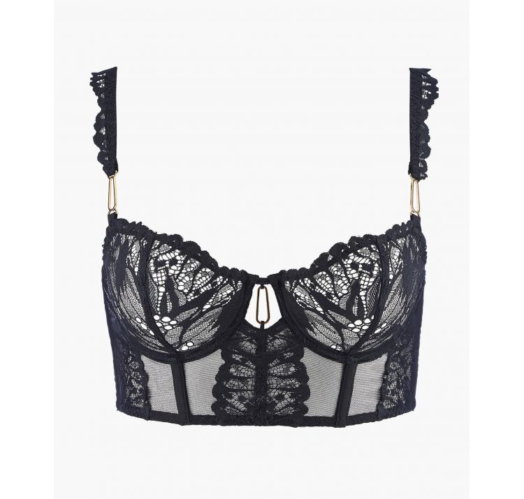 AUBADE PARIS flowermania koronkowy biustonosz pÓŁgorset bustier