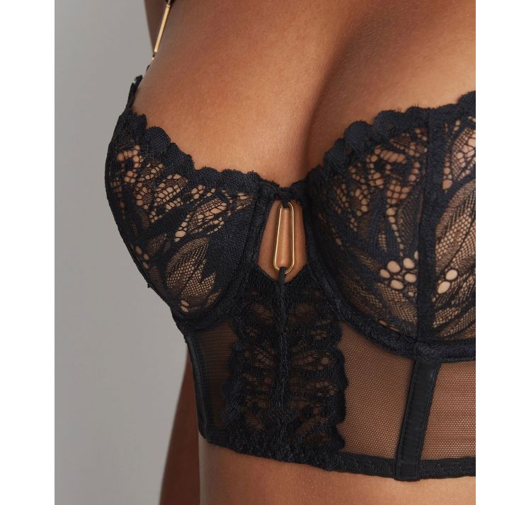 AUBADE PARIS flowermania koronkowy biustonosz pÓŁgorset bustier