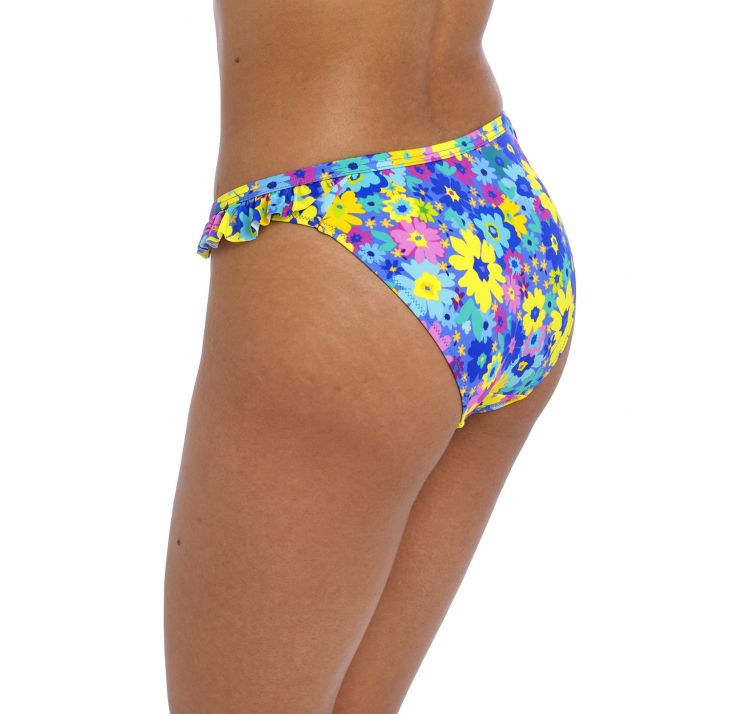 FREYA SWIM garden disco rio majtki od bikini z falbankĄ