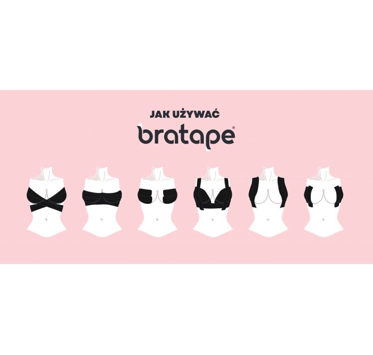 BRA TAPE bra tape beŻowa taŚma do modelowania biustu