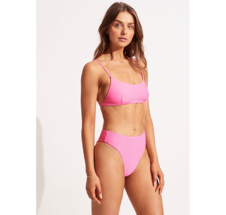 SEAFOLLY essentials wyciĘty dÓŁ od bikini z wysokim stanem